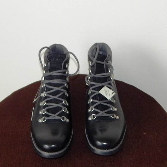 NIB Men's Cole Haan ZEROGRAND Waterproof Hiker C35594 Boots Black - Picture 3 of 7